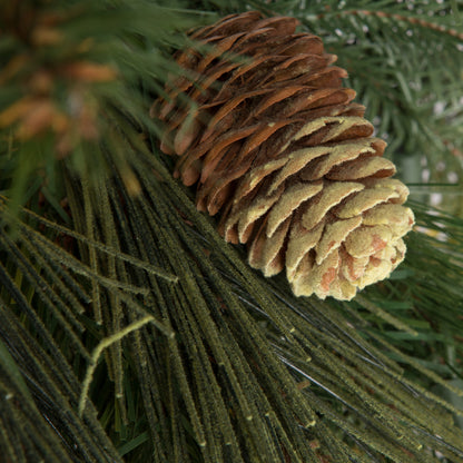 Vickerman 36" Emerald Mixed Fir Artificial Christmas Teardrop Dura-Lit® Clear Mini Lights