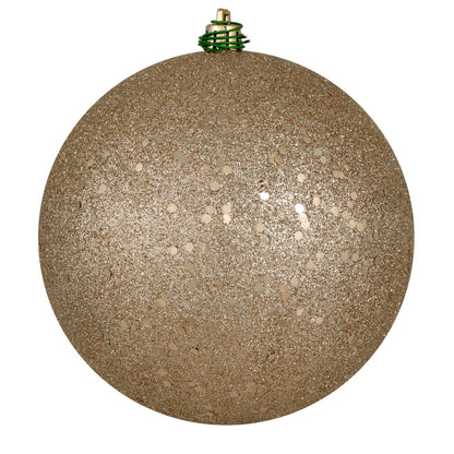 Vickerman 4" Oat Sequin Ball Ornament 6 per Bag