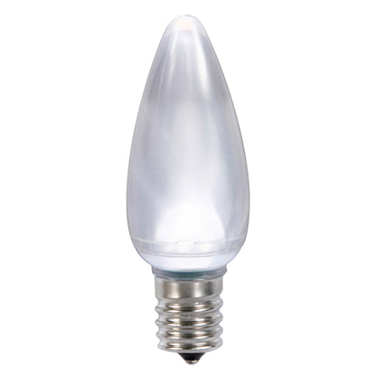 Vickerman C9 Ceramic LED Cool White Twinkle Bulb  Nickel Base  120V .6 Watts 25 Bulbs per Pack