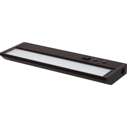 Westgate 12In Adj. Head Under Cab. 3Cct + 9 RGB Modes, Push-Button Control, Cords Incl., Bronze, Undercabinet Lighting, 5W, 275 Lumens, 30K/40K/50K + RGB, Bonze Finish None