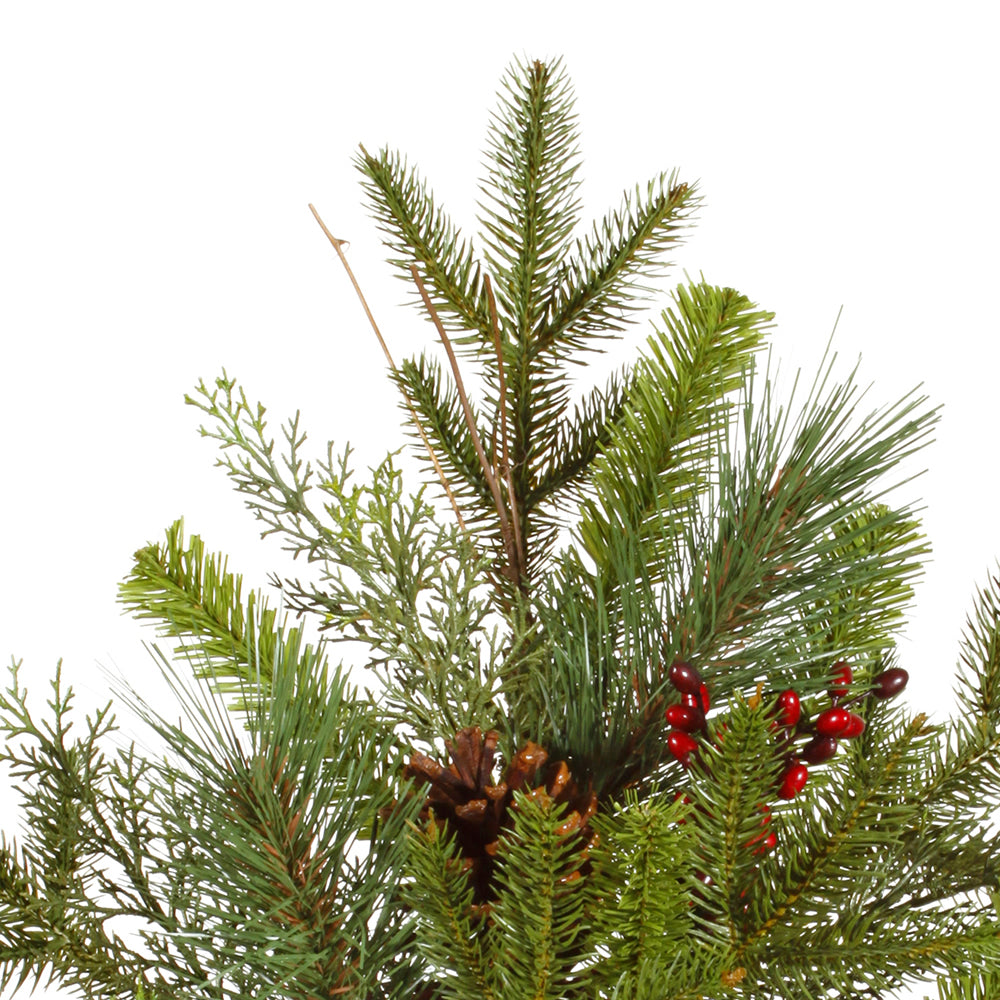 Vickerman 30" Cibola Mixed Berry Artificial Christmas Wreath Unlit