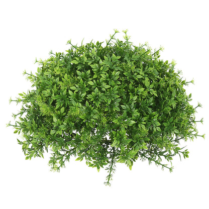 Vickerman 11"  Artificial Green Mixed Greenery Half Ball.