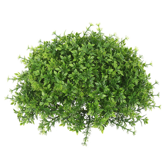 Vickerman 11"  Artificial Green Mixed Greenery Half Ball.