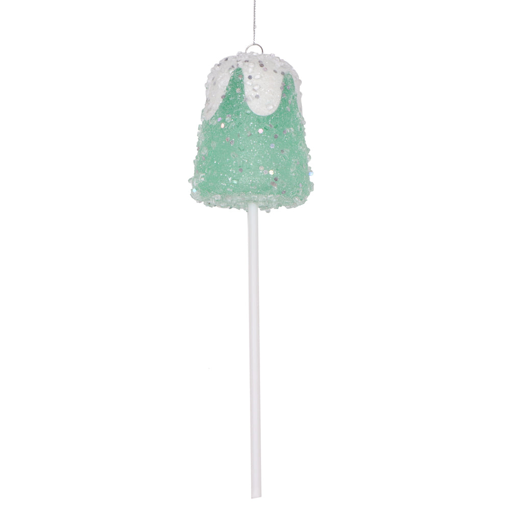 Vickerman 10" Green Gumdrop Lollipop Ornament 3 per bag.