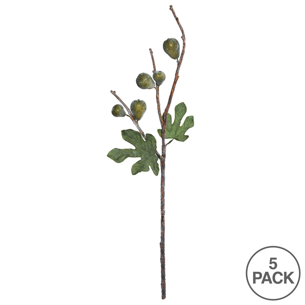 Vickerman 29" Artificial Green Fig Spray.