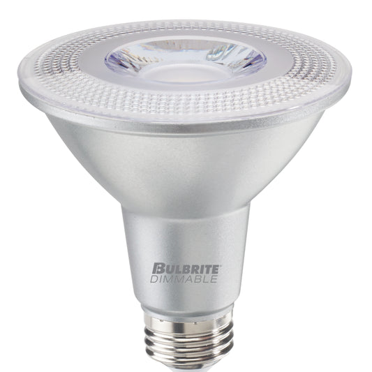 Bulbrite 10 Watt Dimmable Flood PAR30LN Medium (E26) LED Bulb - 800 Lumens, 2700K, and 90 CRI