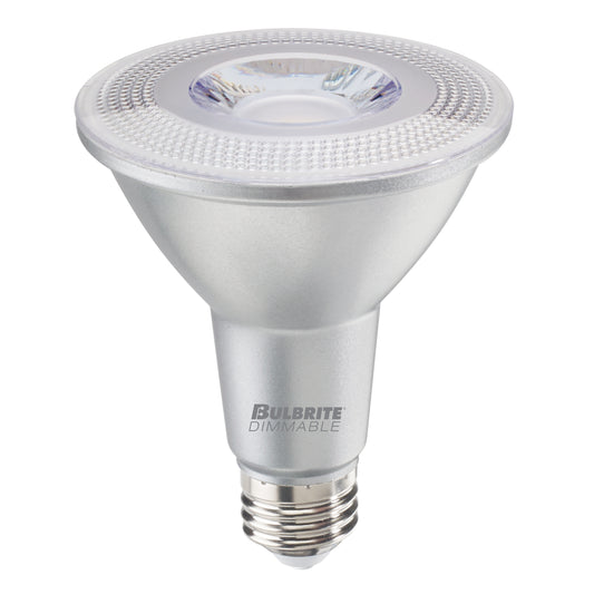 Bulbrite 10 Watt Dimmable Flood PAR30LN Medium (E26) LED Bulb - 800 Lumens, 3000K, and 80 CRI