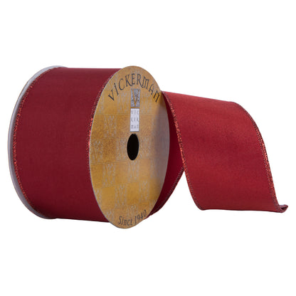 Vickerman 2.5" x 10 Yards Crimson Red Christmas Ribbon