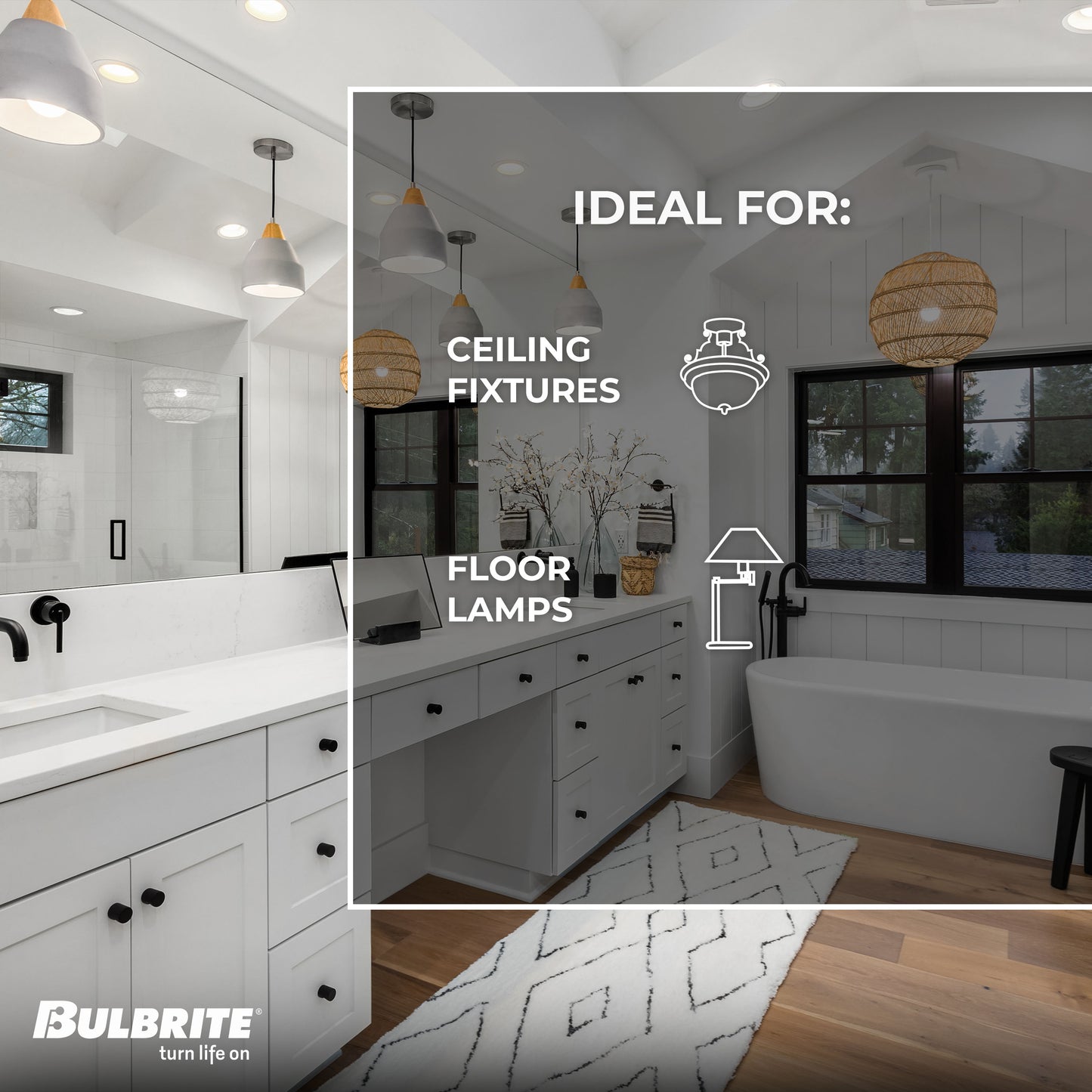 Bulbrite 771109 LED 6 Watt PAR16 Light Bulb with a GU10 Base - 3000K (Soft White Light) 500 Lumens