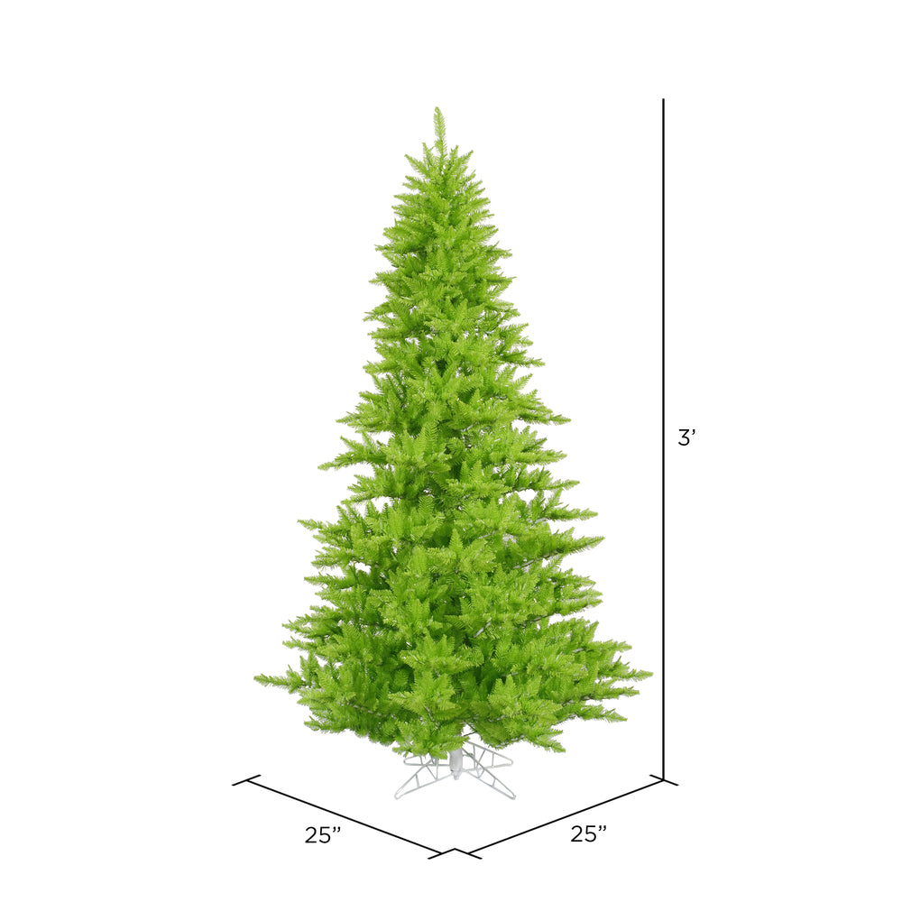 Vickerman 3' Lime Fir Artificial Christmas Tree Unlit