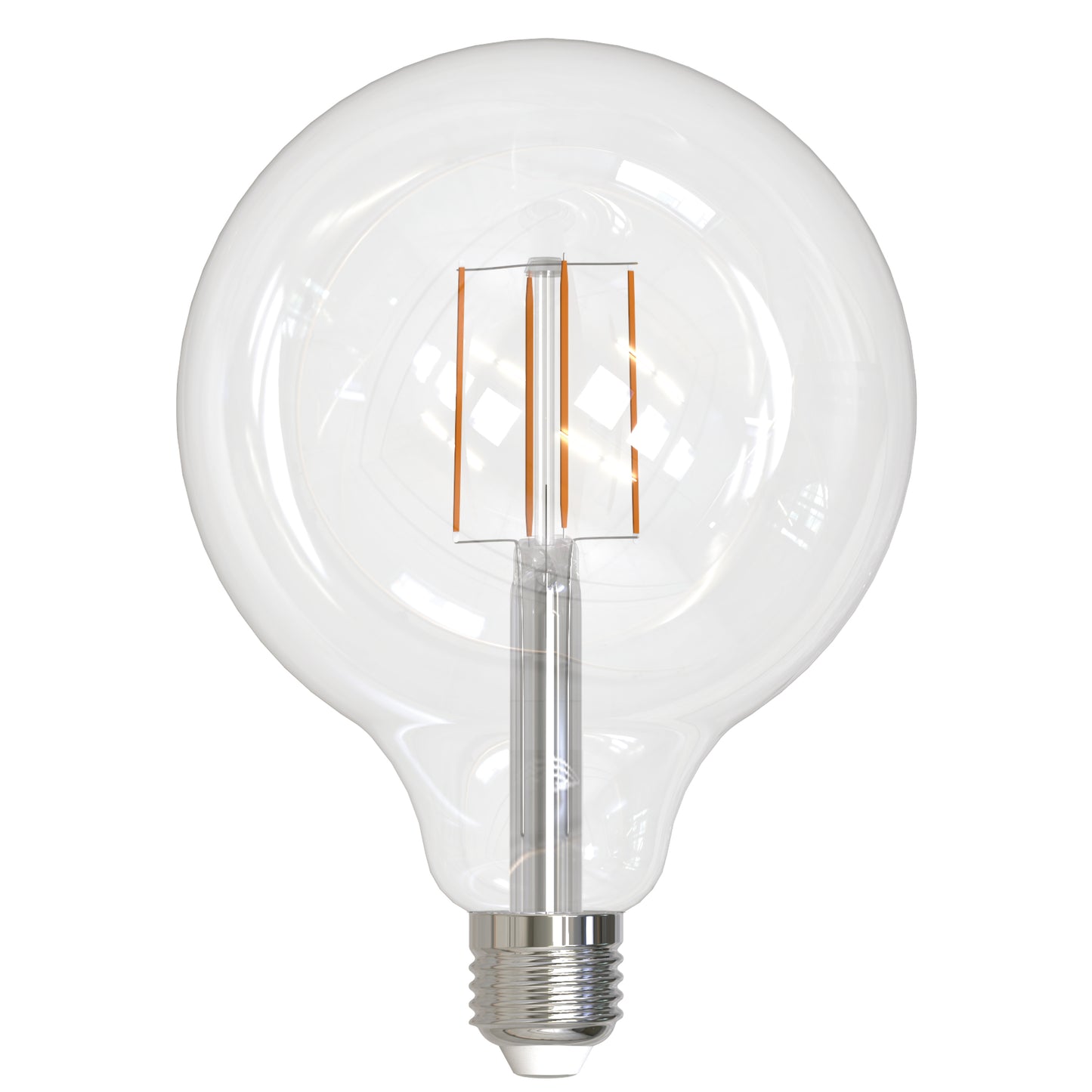 Bulbrite 8.5 Watt Dimmable Clear Filament G40 Medium (E26) LED Bulb - 800 Lumens, 3000K, and 90 CRI