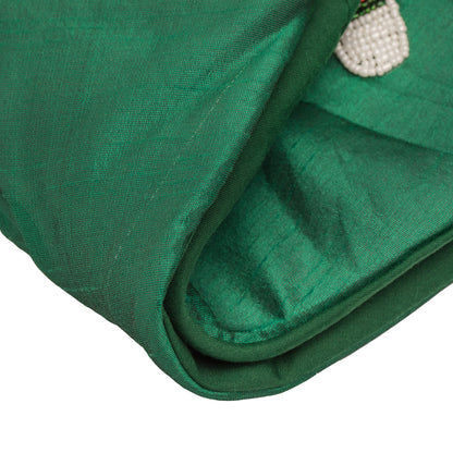 Vickerman 52" Green Beaded Candy Cane Christmas Tree skirt