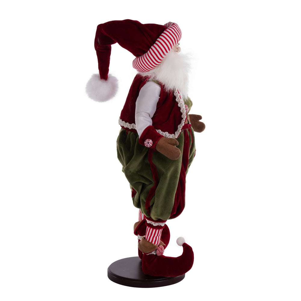 Vickerman 19" Candy Wonderland Collection Elf Doll with Stand