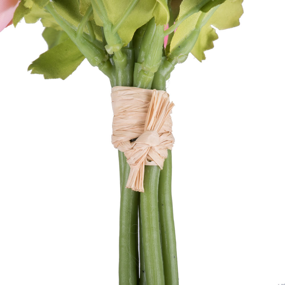 Vickerman 9" Artificial Mini Pink Ranunculus Spray. Includes 3 sprays per pack.