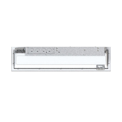 Westgate 2Ft 6In Slot Recessed Linear Light, Select 10/15/20W 30/40/50K 110 Lumens/W 120-277V 0-10V, Commercial Indoor Lighting, 10W/15W/20W, 110 Lumens/W, 30K/40K/50K, White Finish, 0-10V