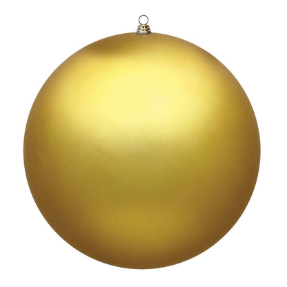 Vickerman 24" Giant Matte Gold Ball Christmas Ornament UV Resistant