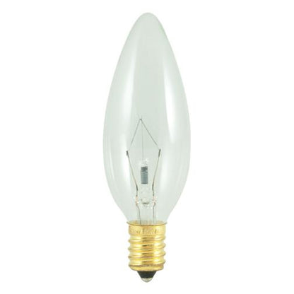 BULBRITE INCANDESCENT B10 EUROPEAN (E14) 25W DIMMABLE LIGHT BULB 2700K/WARM WHITE 30PK (400425)