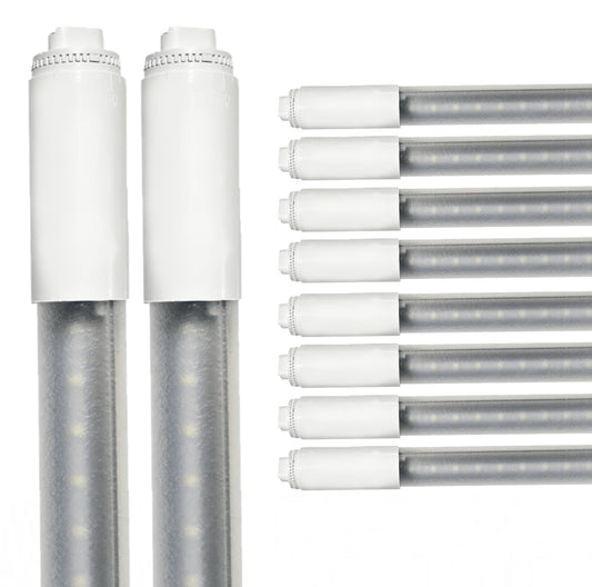 Damar- 1.5Ft T8 LED Tube Light Bulb Type B Ballast Bypass Single End 7W 950 Lumens 4000K Cool White R17D Base with Rotating Ends 120-277VAC Pack of 10- Fluorescent Replacement for Garage Workshop