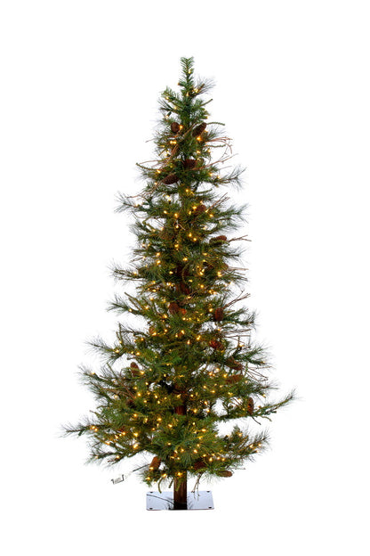 Vickerman 6' Ashland Artificial Christmas Tree Clear Dura-lit Incandescent Lights