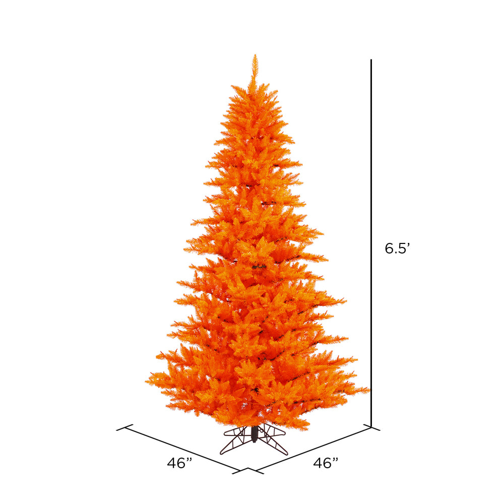 Vickerman 6.5' Orange Fir Artificial Christmas Tree Unlit