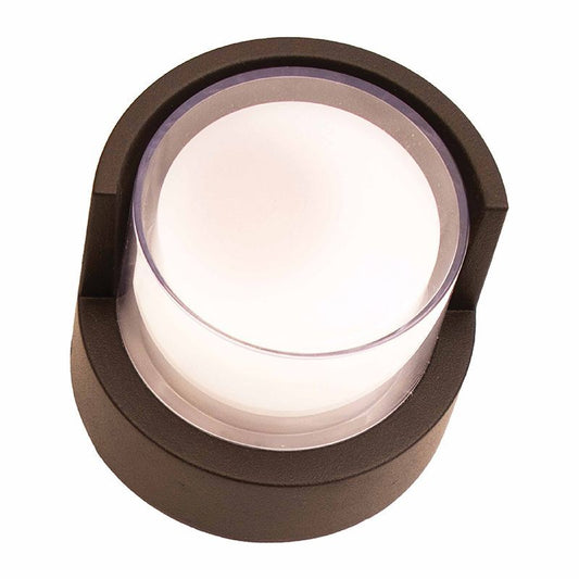 Westgate 12V 3W Mini Round Wall Light MCT 30/40/50K, Orb, Landscape Lighting , 3W, 200 Lumens, 30K/40K/50K, Oil-Rubbed Bronze Finish