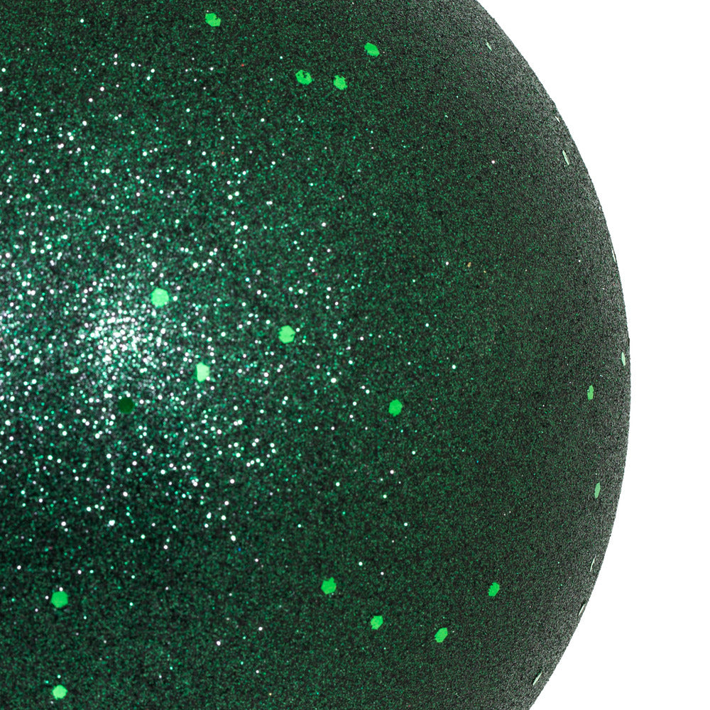 Vickerman 8" Midnight Green Sequin Ball Ornament