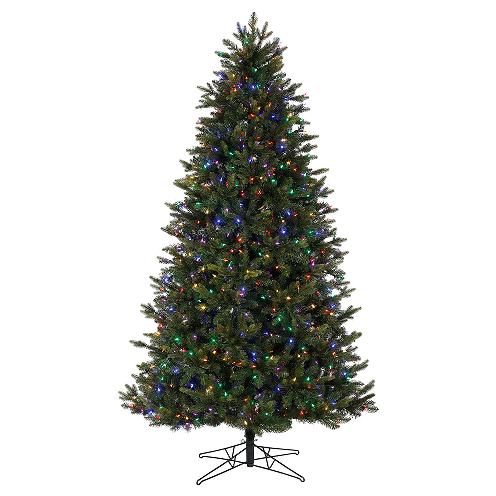 Vickerman 6.5' x 50" Boston Fraser Fir Artificial Christmas Tree Multi-colored Dura-Lit LED lights