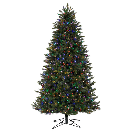 Vickerman 6.5' x 50" Boston Fraser Fir Artificial Christmas Tree Multi-colored Dura-Lit LED lights