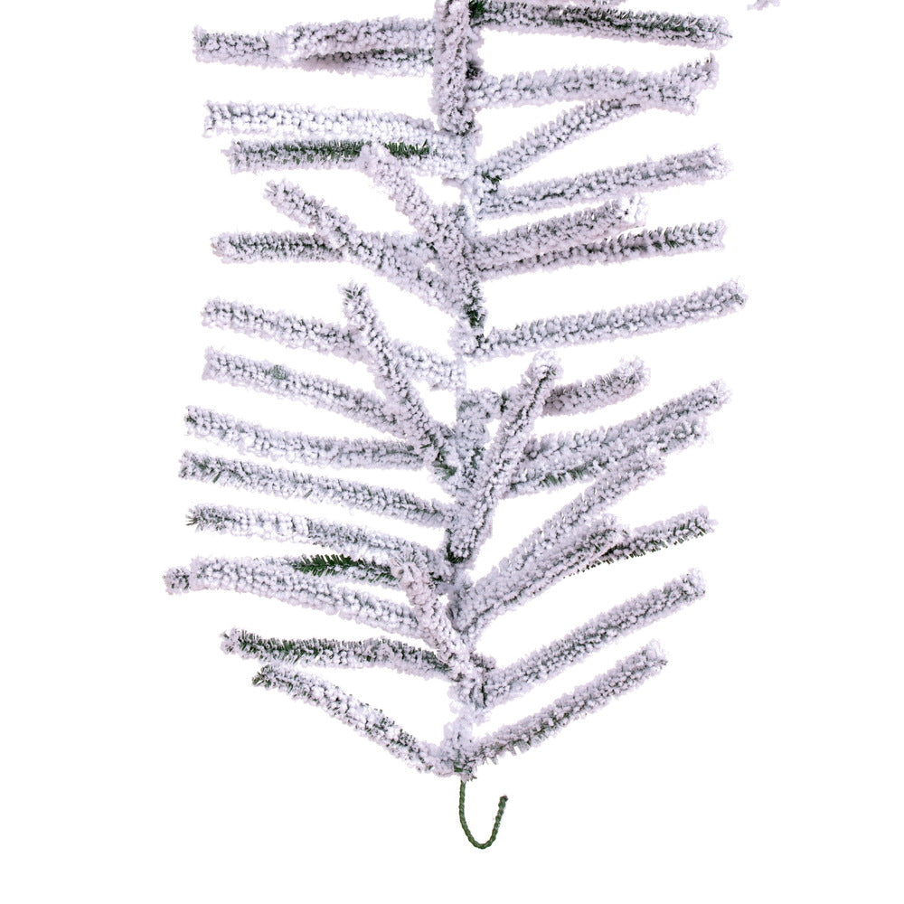 Vickerman 9' x 14" Flocked Pistol Pine Unlit Pine Garland.
