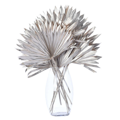 Vickerman Natural Botanicals 13.75 - 19.5" Metallic Champagne Dried Palm Sun Spear 12 per bag.
