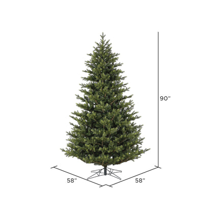 Vickerman 7.5' x 58" Welch Fraser Fir Artificial Christmas Tree Unlit