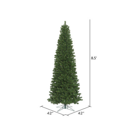 Vickerman 8.5' Oregon Fir Slim Artificial Christmas Tree Unlit