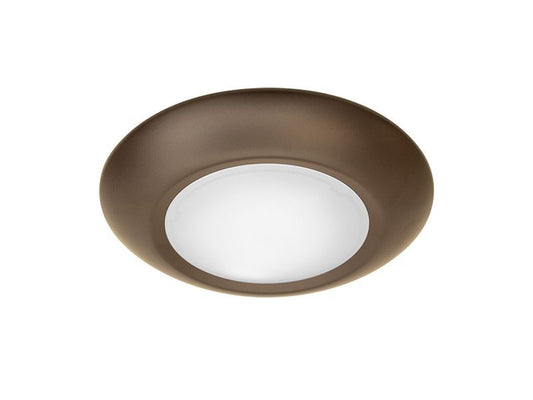 Westgate 6In Disk Light 15W 5Cct C90 ETL Es Ja8 T24 Wet Location With Rec. ACcessories, Brz, Residential Lighting, 15W, 1000 Lumens, 27K/30K/35K/40K/50K, Bronze Finish, TRIAC Dimming