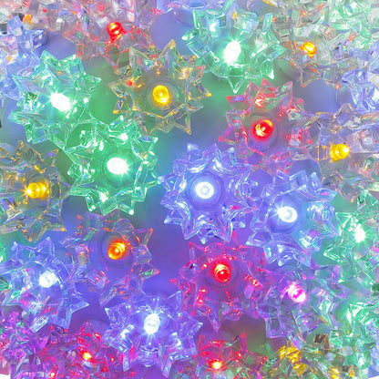 Vickerman 7.5" Starlight Sphere Christmas Ornament with 100 Multi-Colored Wide Angle LED Lights