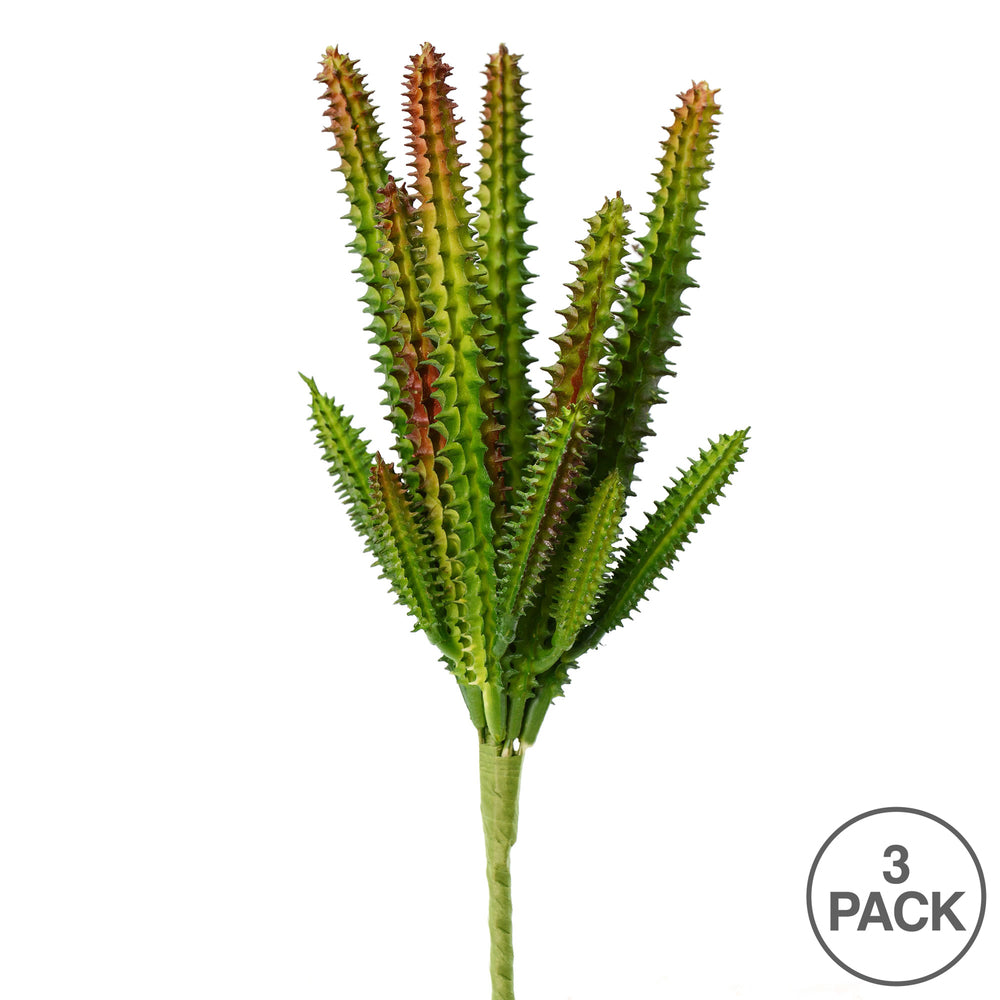 Vickerman 8.5" Artificial Green Cactus Pick Set of 3