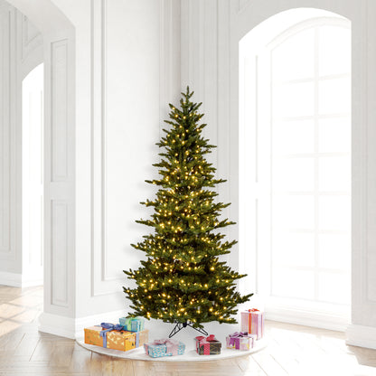 Vickerman 6.5' x 48" Natural Fraser Fir Artificial Christmas Tree Warm White Dura-lit LED Lights