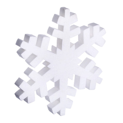 Vickerman 18" White Glitter Snowflake Christmas Ornament