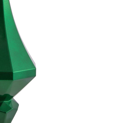 Vickerman 8" Green Candy Finish Diamond Finial Ornament Pack of 2