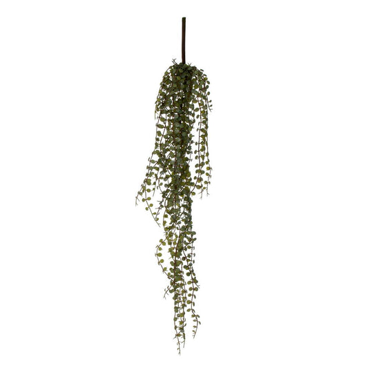 28" Green Artificial Mini String of Coins Hanging Succulent Bush 2/Bag.