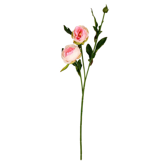 Vickerman 16" Artificial Pink Peony Spray. Includes 6 sprays per pack.