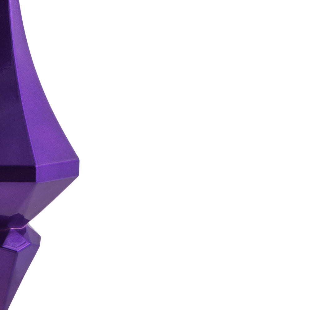 Vickerman 8" Purple Candy Finish Diamond Finial Ornament Pack of 2