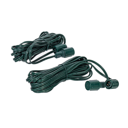 Vickerman 25' Green Wire Coaxial Extension Cord 2 per bag.