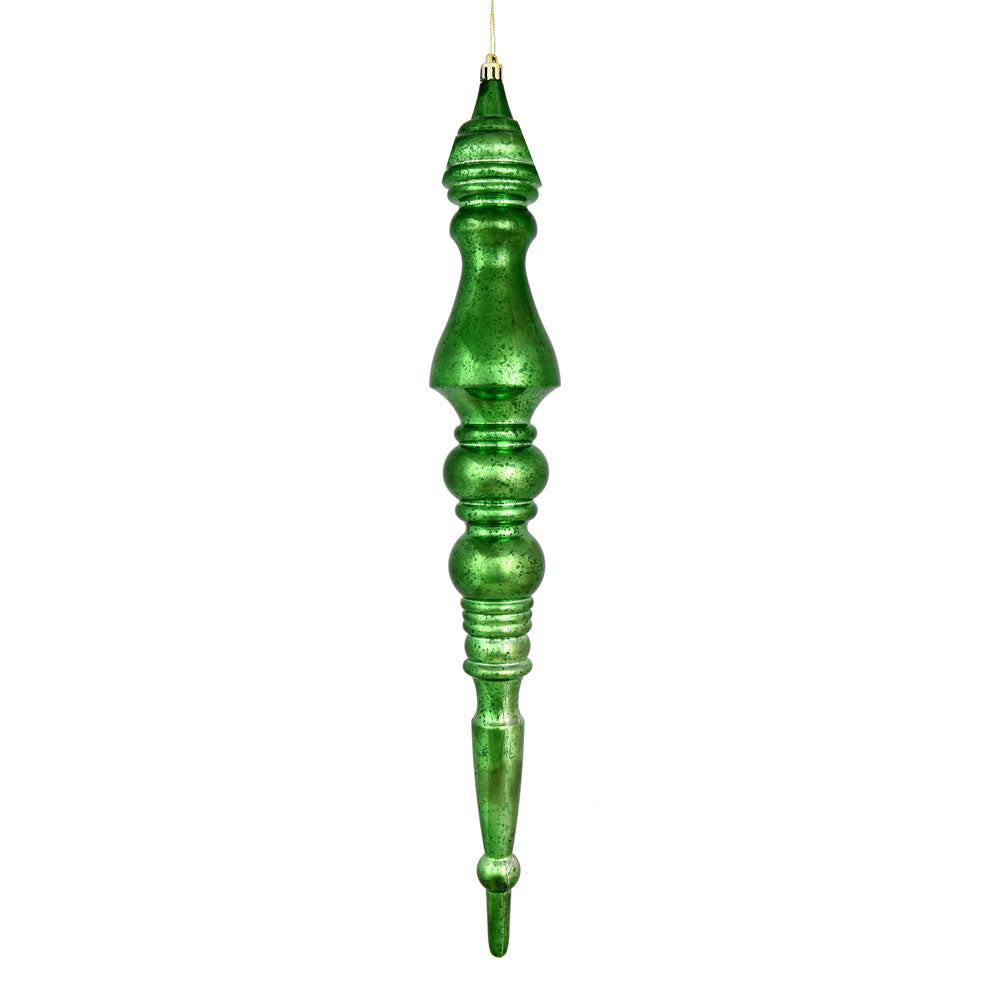 Vickerman 20" Emerald Mercury Finial