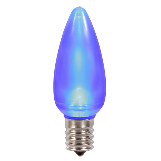 Vickerman C9 Ceramic LED Blue Twinkle Bulb package of 25