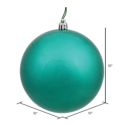 Vickerman 10" Sea Foam Candy Ball Ornament