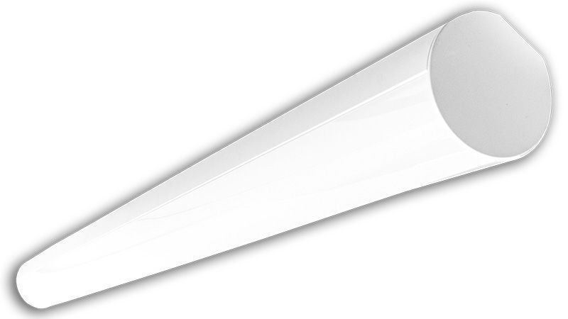 Westgate Round SCX 3.5In Dia. 4Ft Linear 40W 30K/35K/40K/50K, Commercial Indoor Lighting, 40W, 4400 Lumens, MCT, White Finish, 0~10V Dimmable