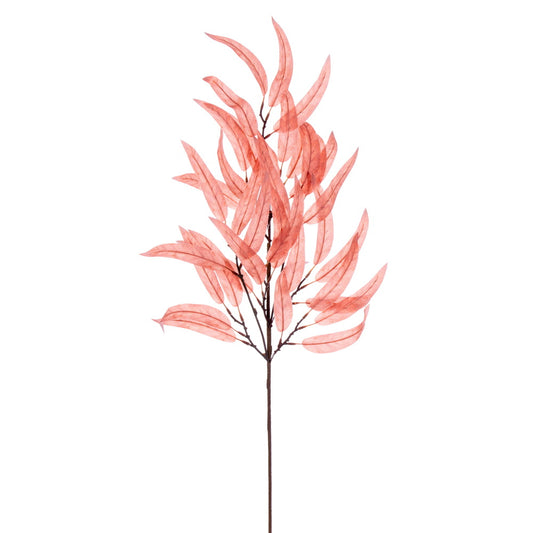 Vickerman 32" Peach Artificial Leaf Spray 2 per bag.
