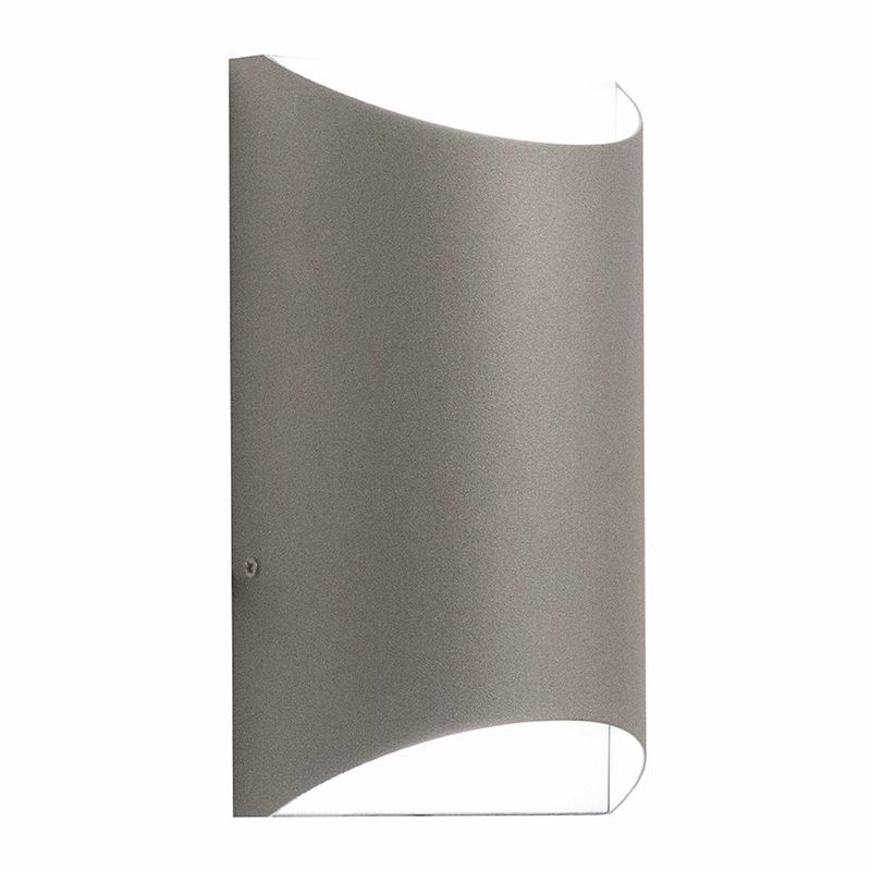 Westgate LED Wall Sconce Light, Outdoor Lighting, 15W, 1300 Lumens, 4000K, Silver Finish