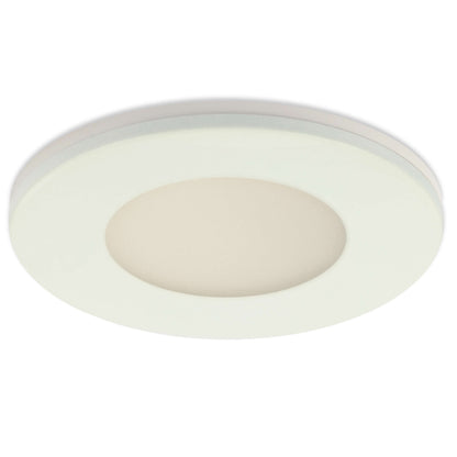 Light Blue USA LED Round Ultra Slim Puck Light, 2.2 Watt, 150LM, White