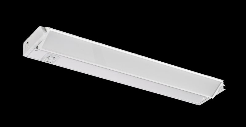 Westgate 12" 5W 275 Lumens LED UC Adjustable  Wht,  2700K, 3000K & 4000K, Undercabinet Lighting, 5W, 275 Lumens, 2700K/3000K/4000K, White Finish, Dimmable